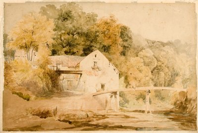 Die alte Flintmühle am Ouseburn von Thomas Miles II Richardson